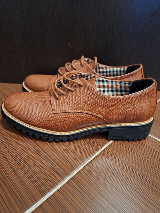 Pantofi piele naturala