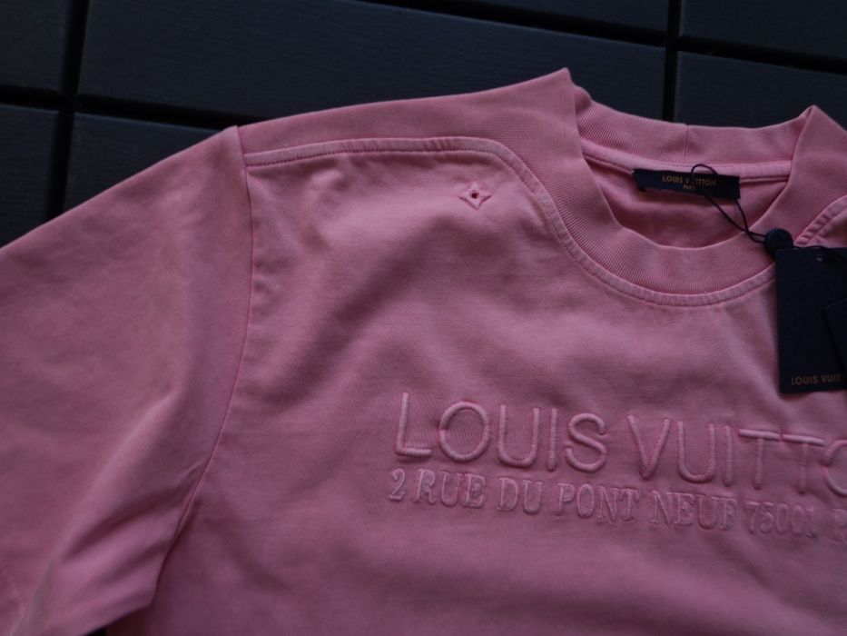 Мъжка тениска Louis Vuitton Washed Ribbed T shirt