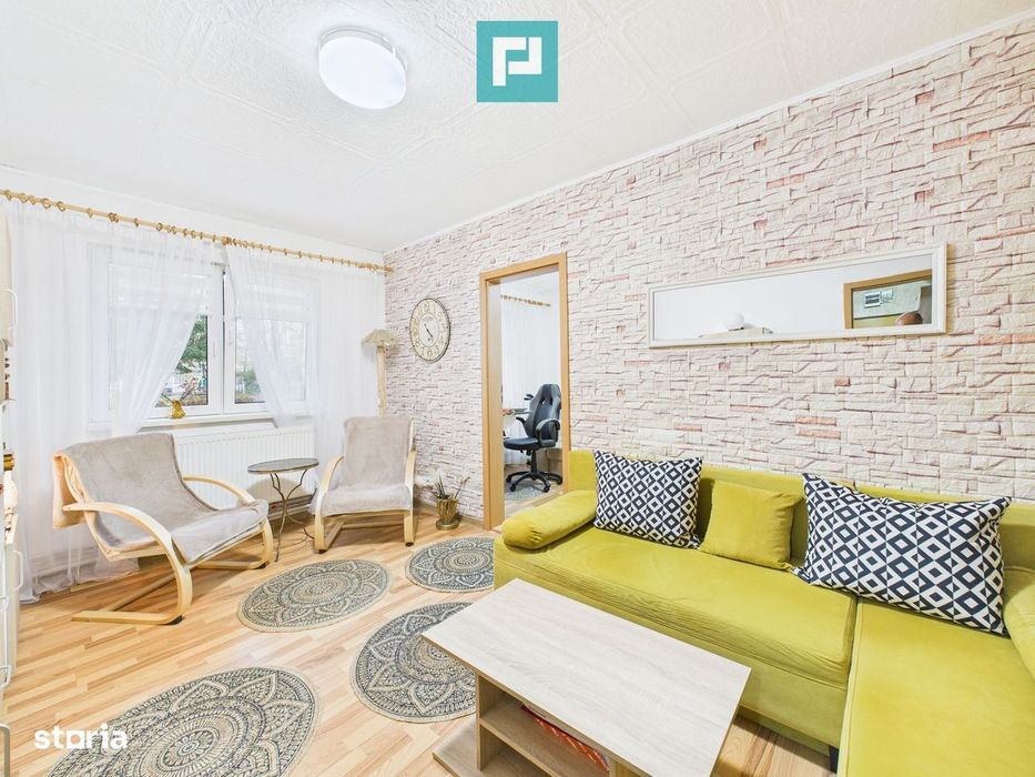 Apartament cu 2 camere la parter în Vlaicu