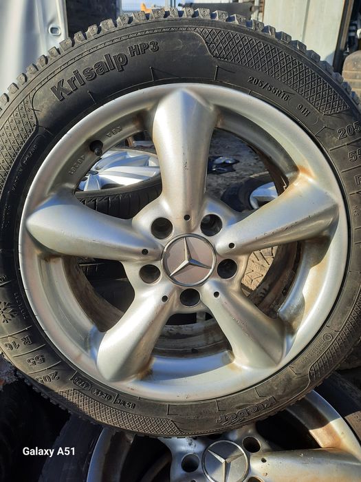 Ляти джанти с гуми за МЕРЦЕДЕС 5×112,16цола