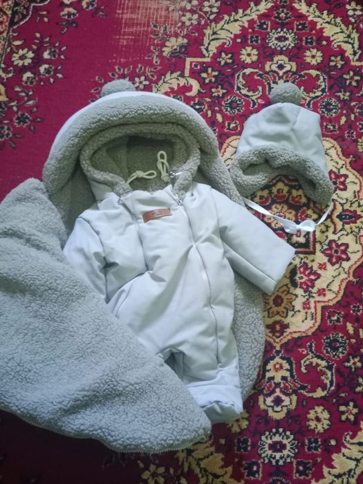 Зимний детский конверт