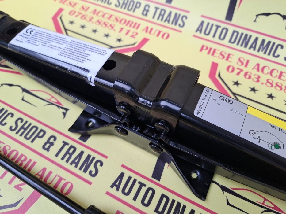 Cric auto punct sprijin original Audi A3 + cheie roata 2012 >++ 1100Kg
