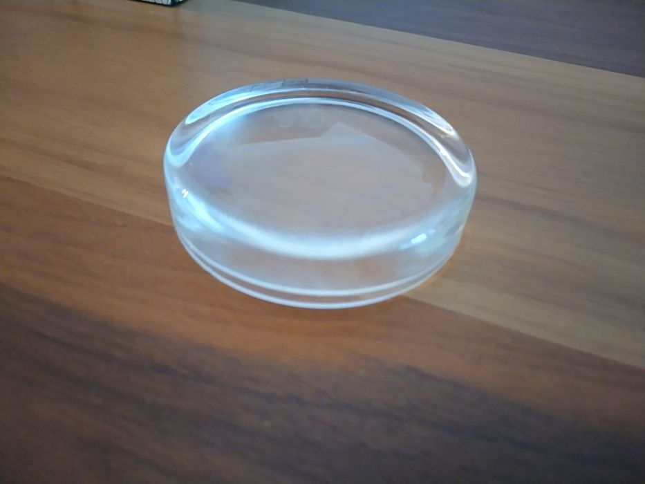 Оригинален цилиндричен стъклен предмет от Италия