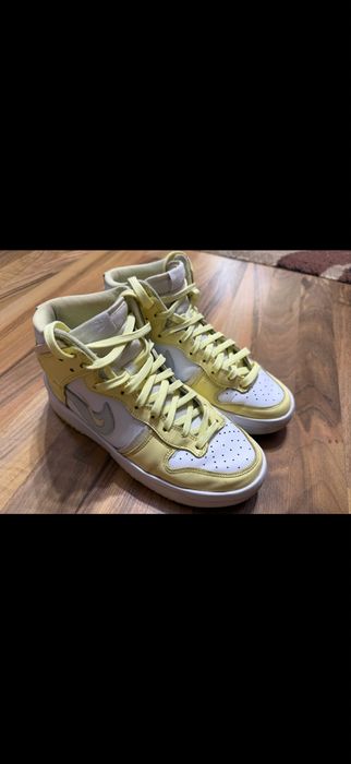 Vand Nike Dunk High Up Light Yellow Marimea 39