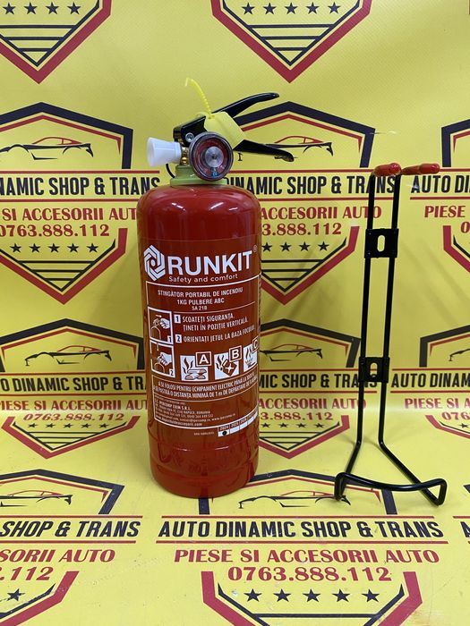 Extinctor stingator P1 1 kg cu pulbere auto moto comping valabil 2029