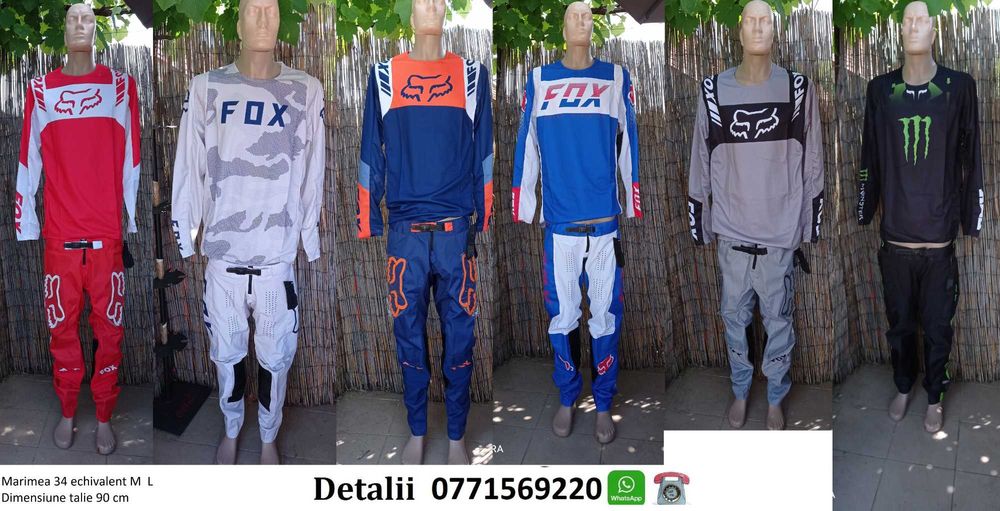 Echipament enduro pantaloni bluza moto downhill cross atv FOX