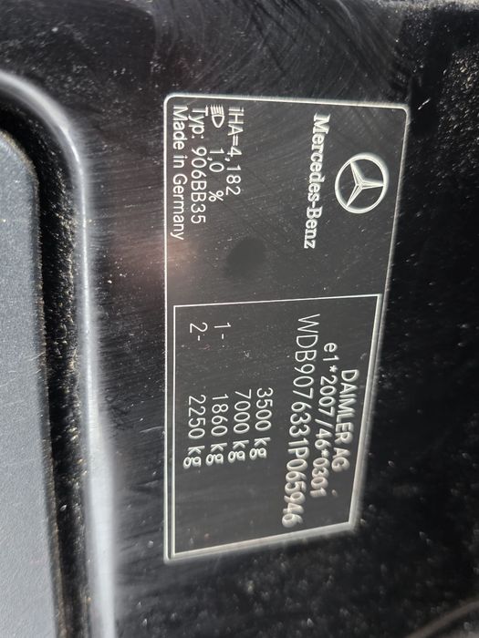 Mercedes Sprinter 316 2019 Avariat.