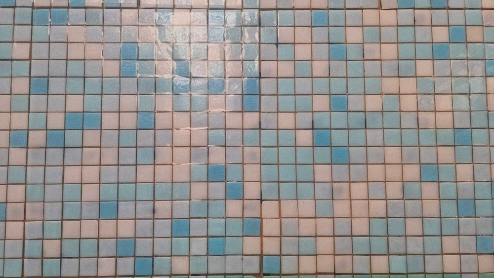 Mozaic de sticla mixta pentru piscina, baie, sauna