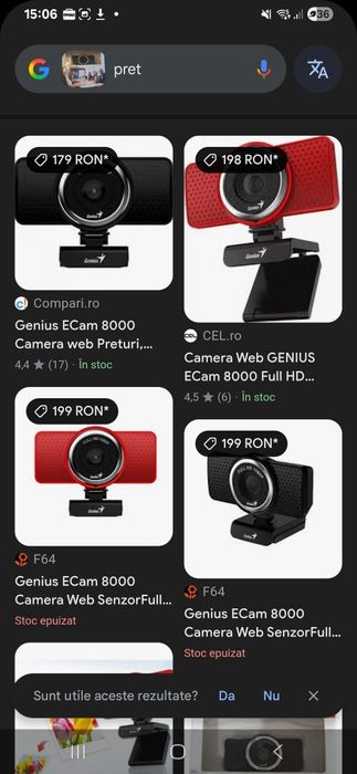 Camera webcam Full Hd 1080P - putin folosita