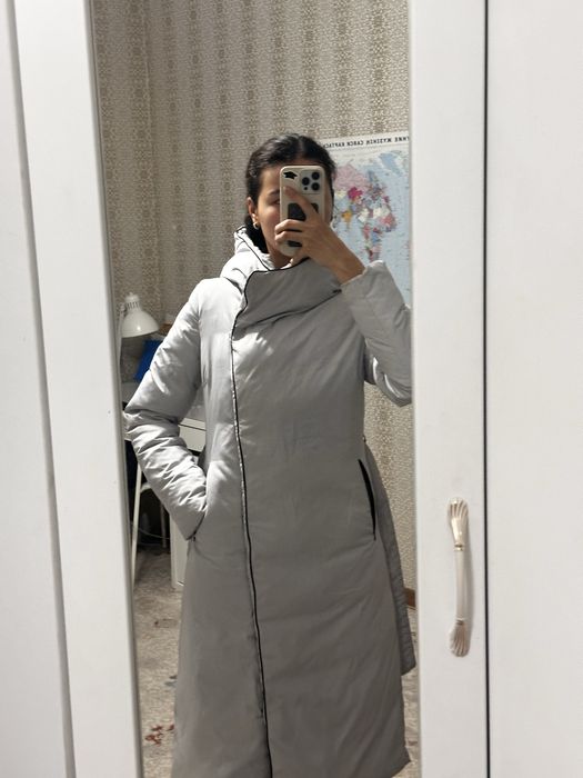 Удлиненная зимняя куртка