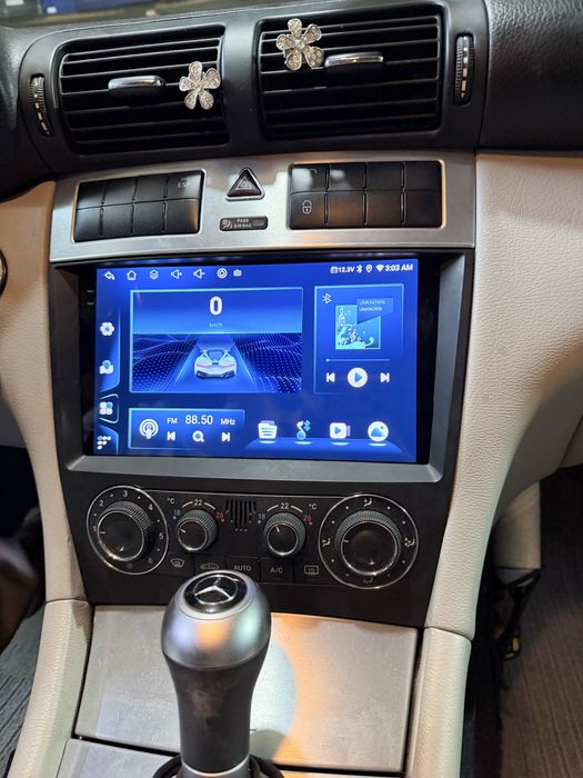 Navigatie Android  Dedicata Mercedes W203 C-Class CARPLAY + Camera