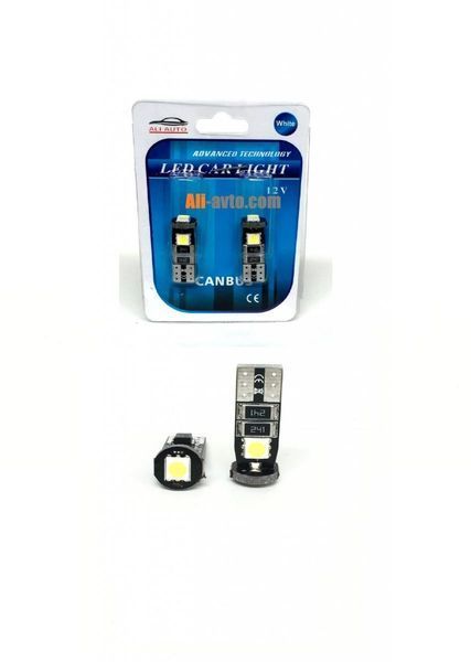 Лед крушки 2бр. за габарит T10-W5W 3LED 12V 2835SMD-А-2930-2