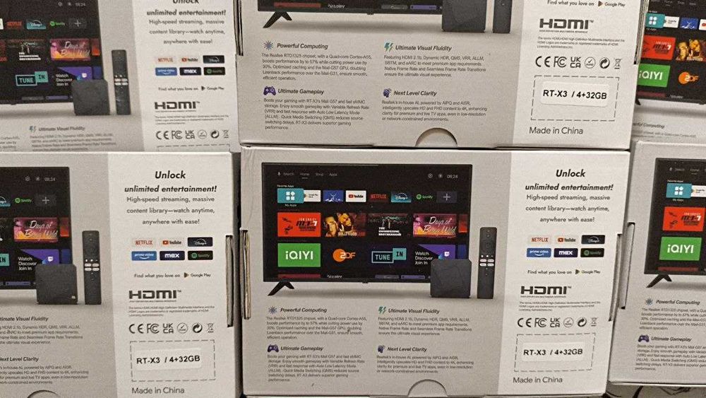 TVBOX RT-X3 4/32 Качественый Tvbox Прошивка+бесплатные каналы