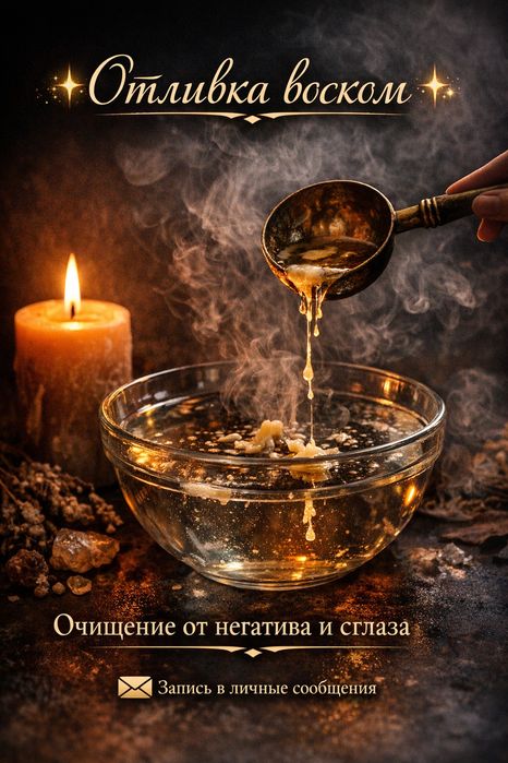 Отлив воском, негатив