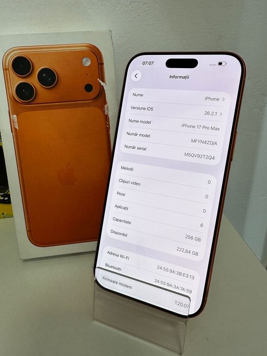 iPhone 17 pro max nou