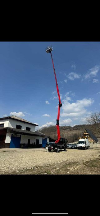Inchiriez nacelă prb 24m, braț lateral 12,5 m