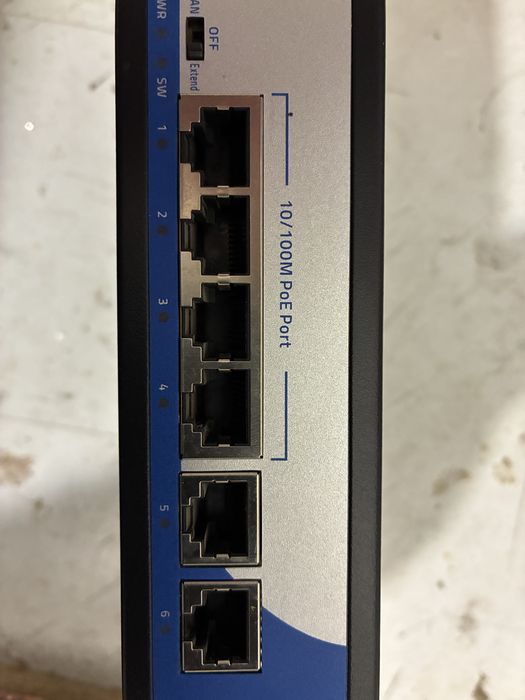 HRUI PoE switch HR-900 4ports 10/100