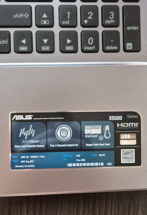 Laptop Asus 15.6"