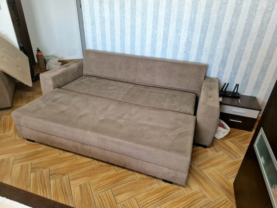 Set canapea extensibilă + 2 fotolii – stare foarte bună