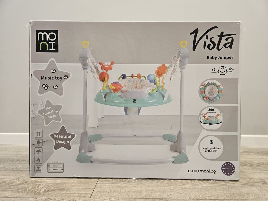 Бебешко бънджи Moni - Jumper Vista turquoise