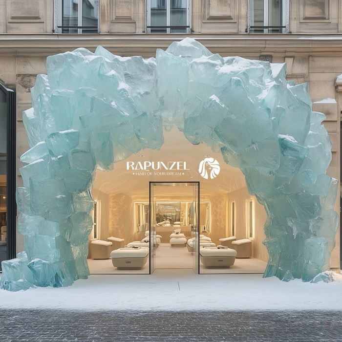 Кристалы, ледянные скалы, золотые пещеры, прозрачный декор