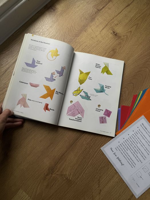 Списание за оригами с включена хартия