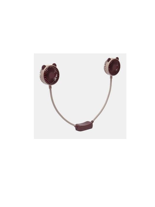 Портативный мини вентилятор на шею аккумуляторный USB.vl2