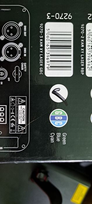 Kam XY laser  Green blue cyan