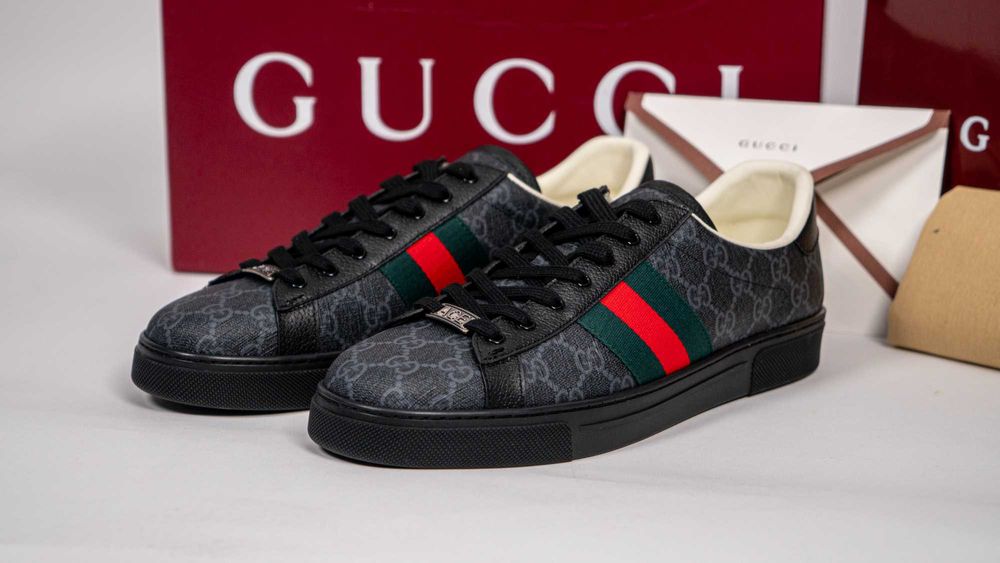 Обувки Gucci Ace sneaker with Web