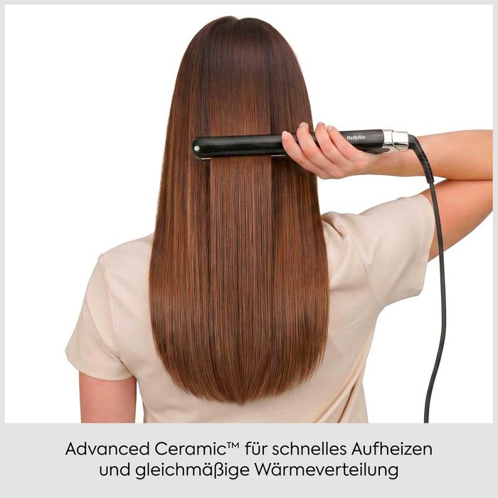 Преса за коса BaByliss Midnight Shine ST590E с титаниево-керамични плочи, ST590E