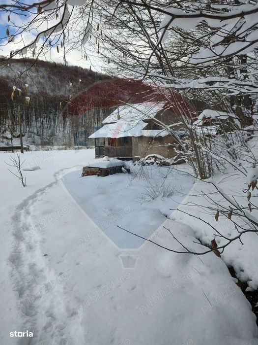 Cabana 5 camere de vânzare in Scrind-Frasinet,2000 mp teren intravilan