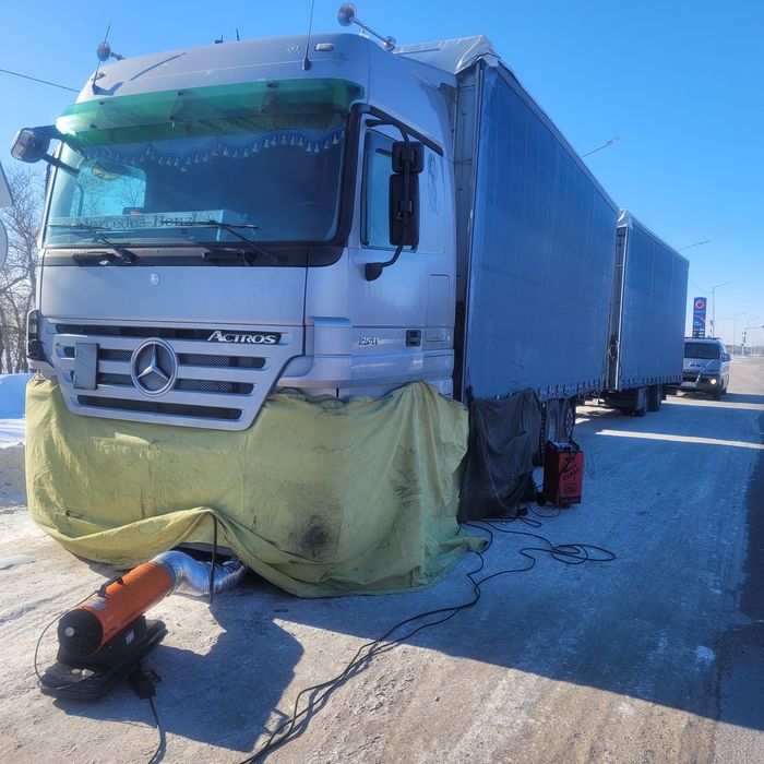 отогрев авто прикурить грузовой