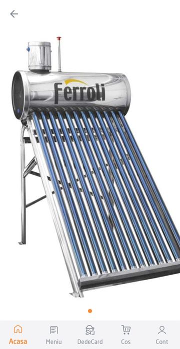 Panou solar nepresurizat pt apa calda