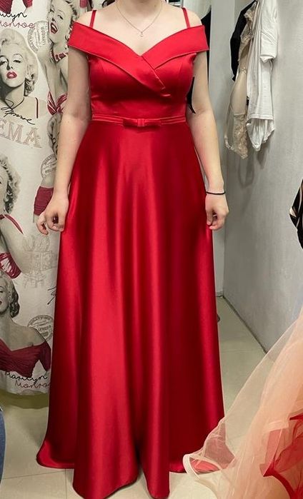 Rochie eleganta,  satinata