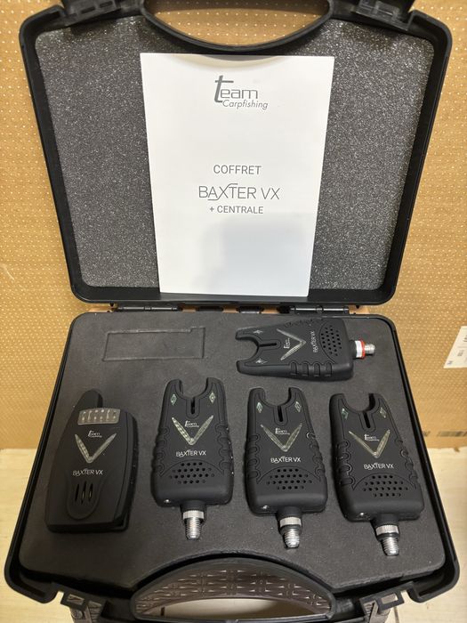 MDM vinde: Kit Carp Baxter VX 4 avertizoare+ 1 statie.