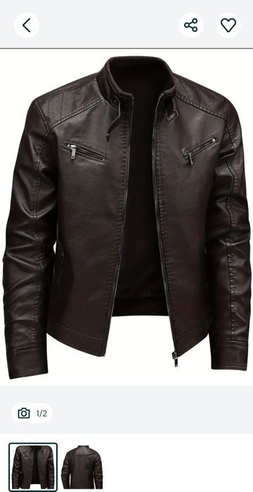 Кожанка мужская куртка