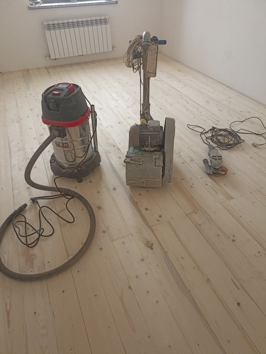 Шлифовка пол паркет