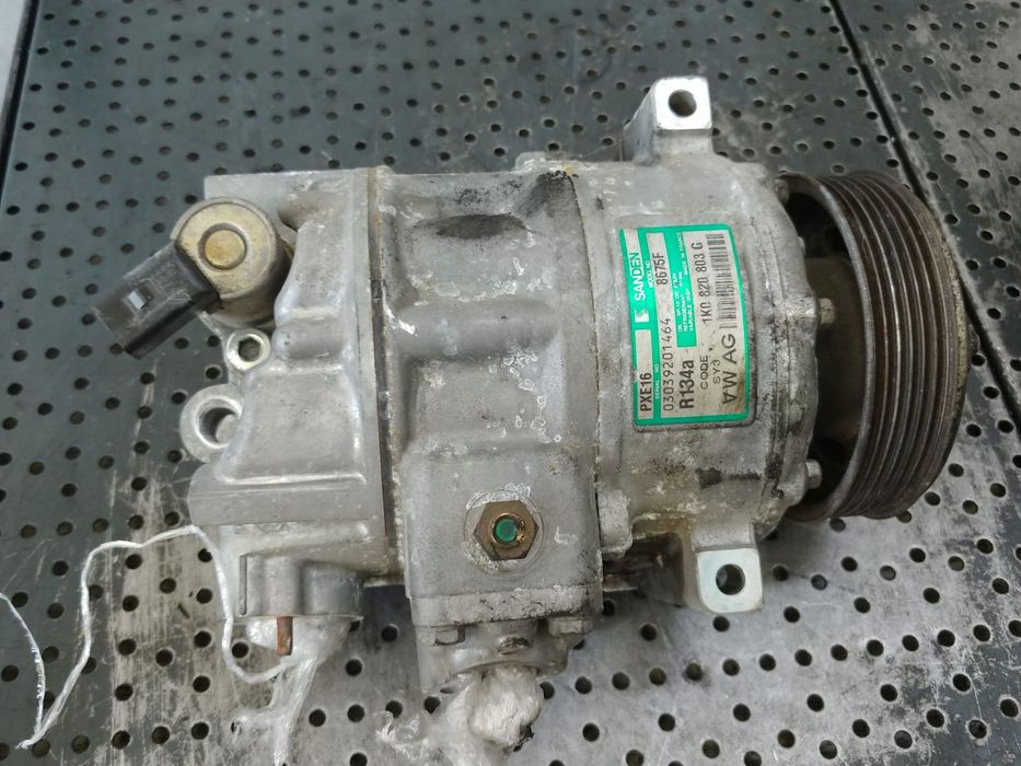 compresor clima ac vw touran golf 5 caddy seat altea 5p toledo 5p skoda octavia 2 audi a3 8p 1k0820803g