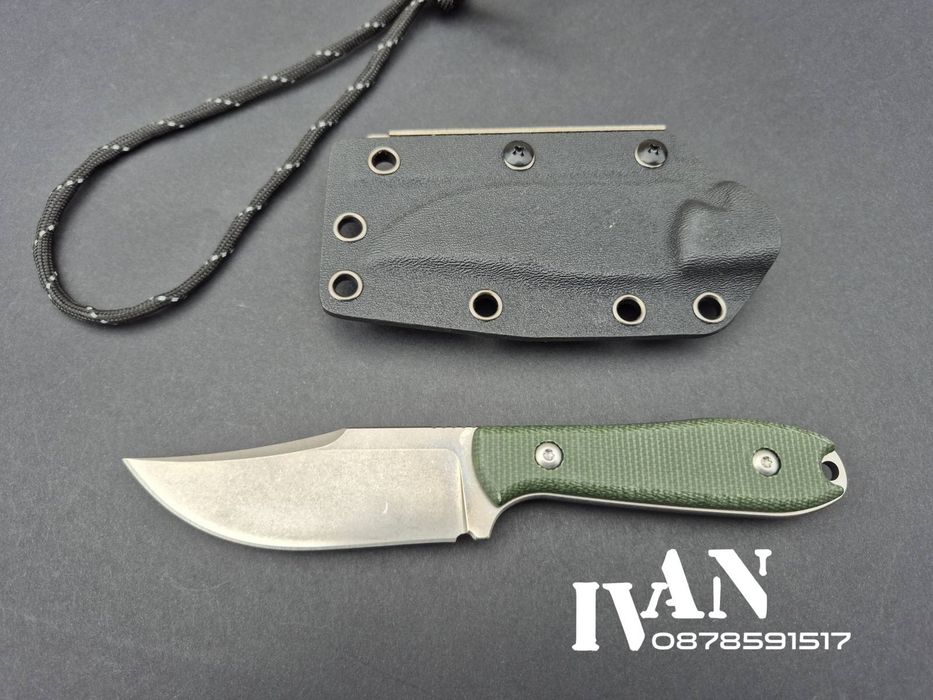Тактически нож стомана D2 дръжка G10 кания KYDEX