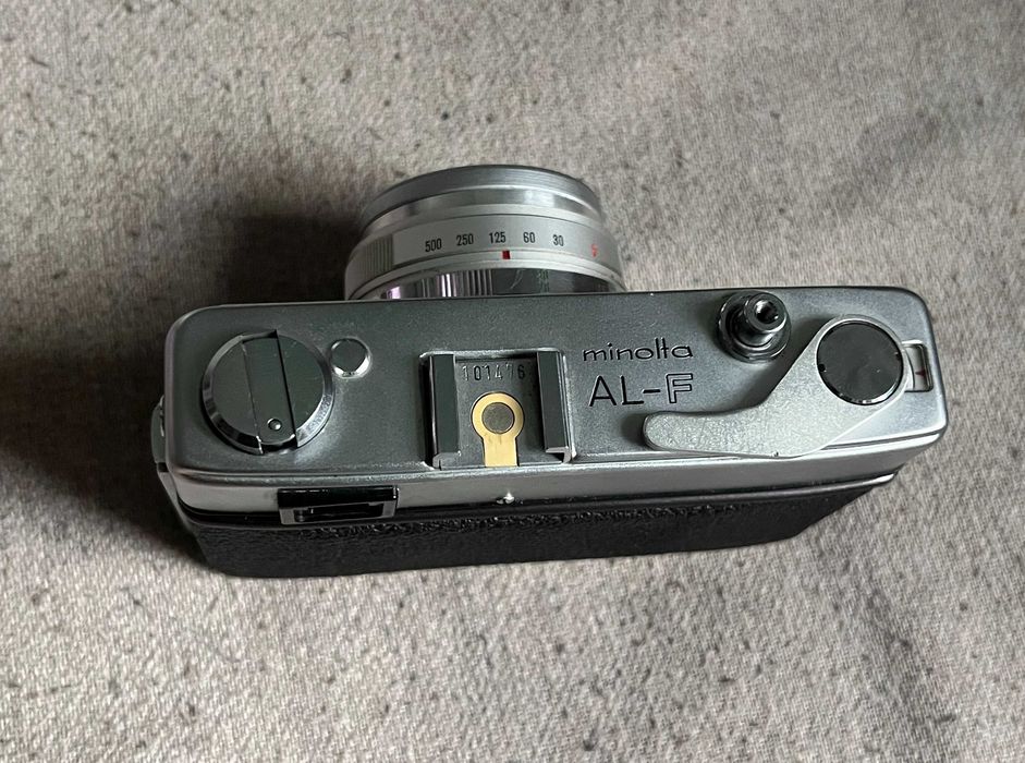 Aparat foto Minolta AL-F funcțional 35mm obiectiv Rokkor 38mm f/2.7