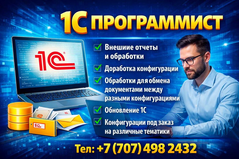 1С программист / доработка / обновление / разработка