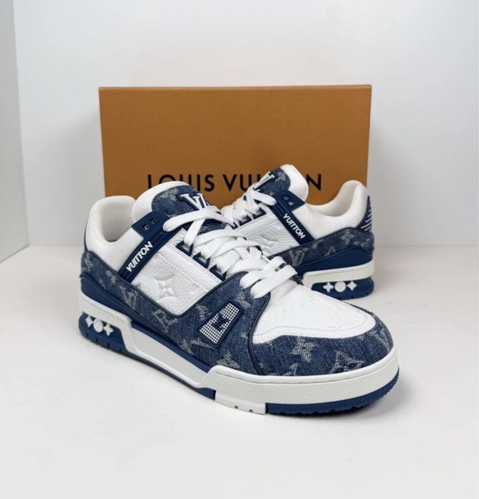 Sneakera Casual Louis Vuitton Trainer Navy Blue