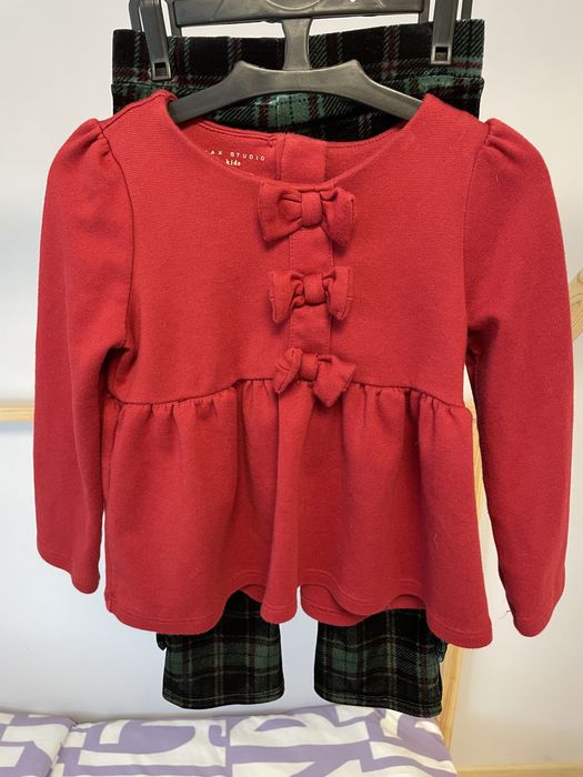 Комплект коледни дрехи р-р 104