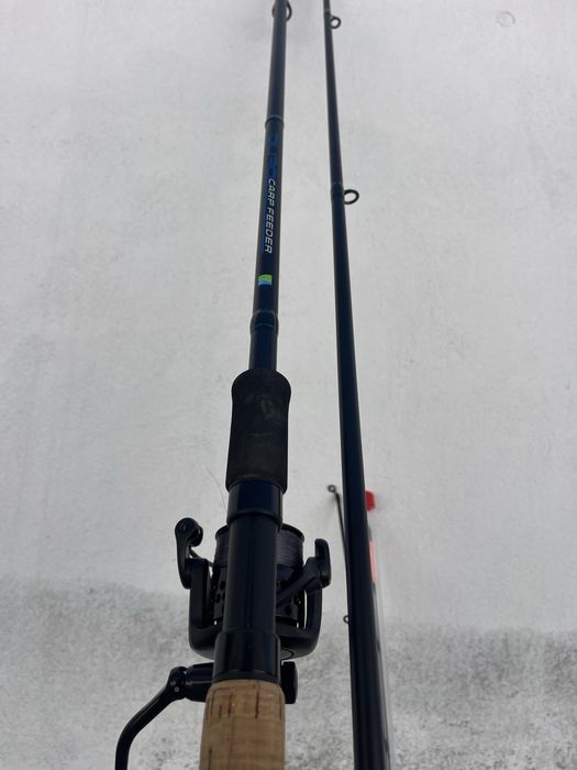 Preston DuraCarp 12ft / okuma custom black feeder 4000