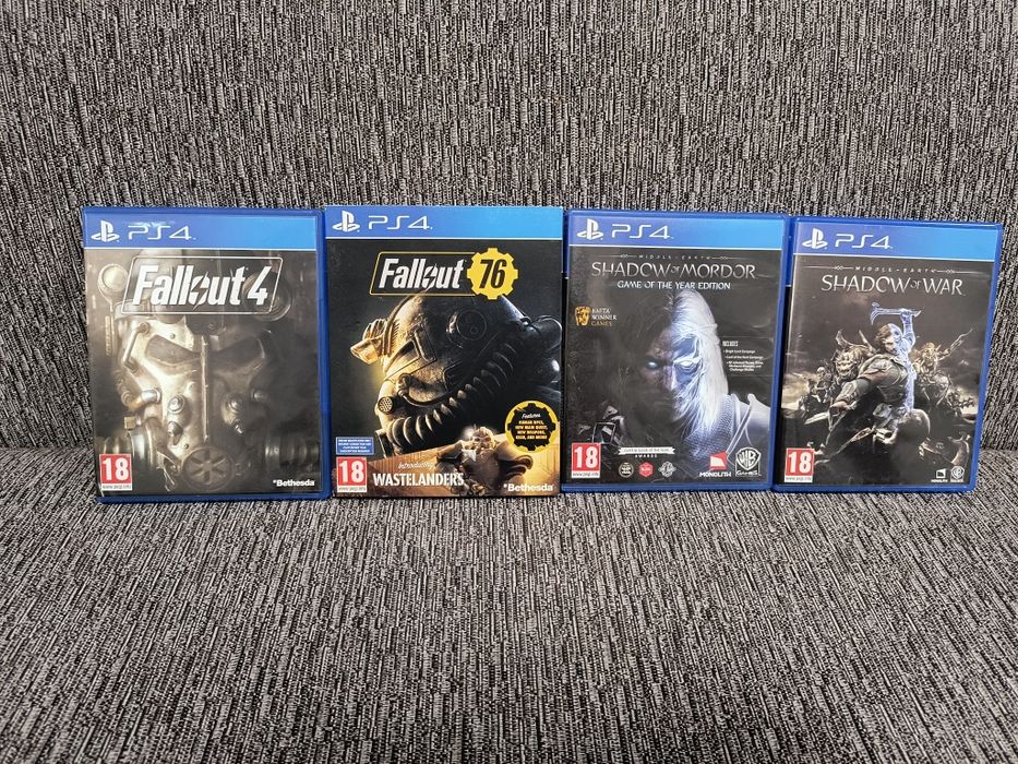 Fallout 4, 76 Shadow of Mordor Goty, Shadow of War PS4