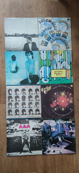 Пластинки рок винил