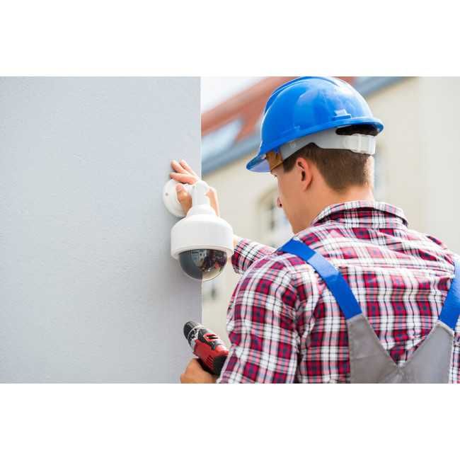 Установка камер видеонаблюдения