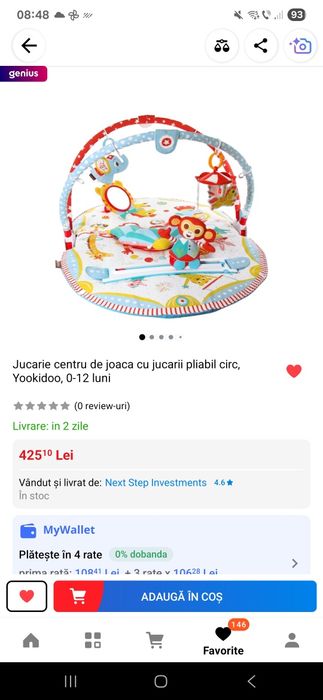 Centru de joaca pliabil