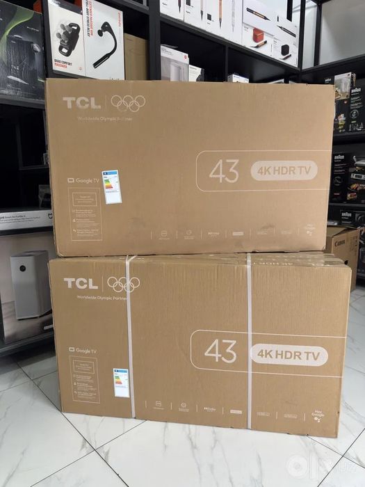 Телевизор TCL 43 4K Smart TV Google TV Televizor TCL доставка бесплатн