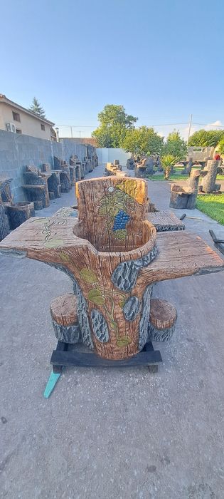 Градинска мивка от щампован бетон